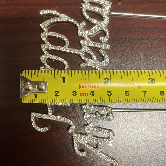 Rhinestone cake topper - Picture 5 of 6